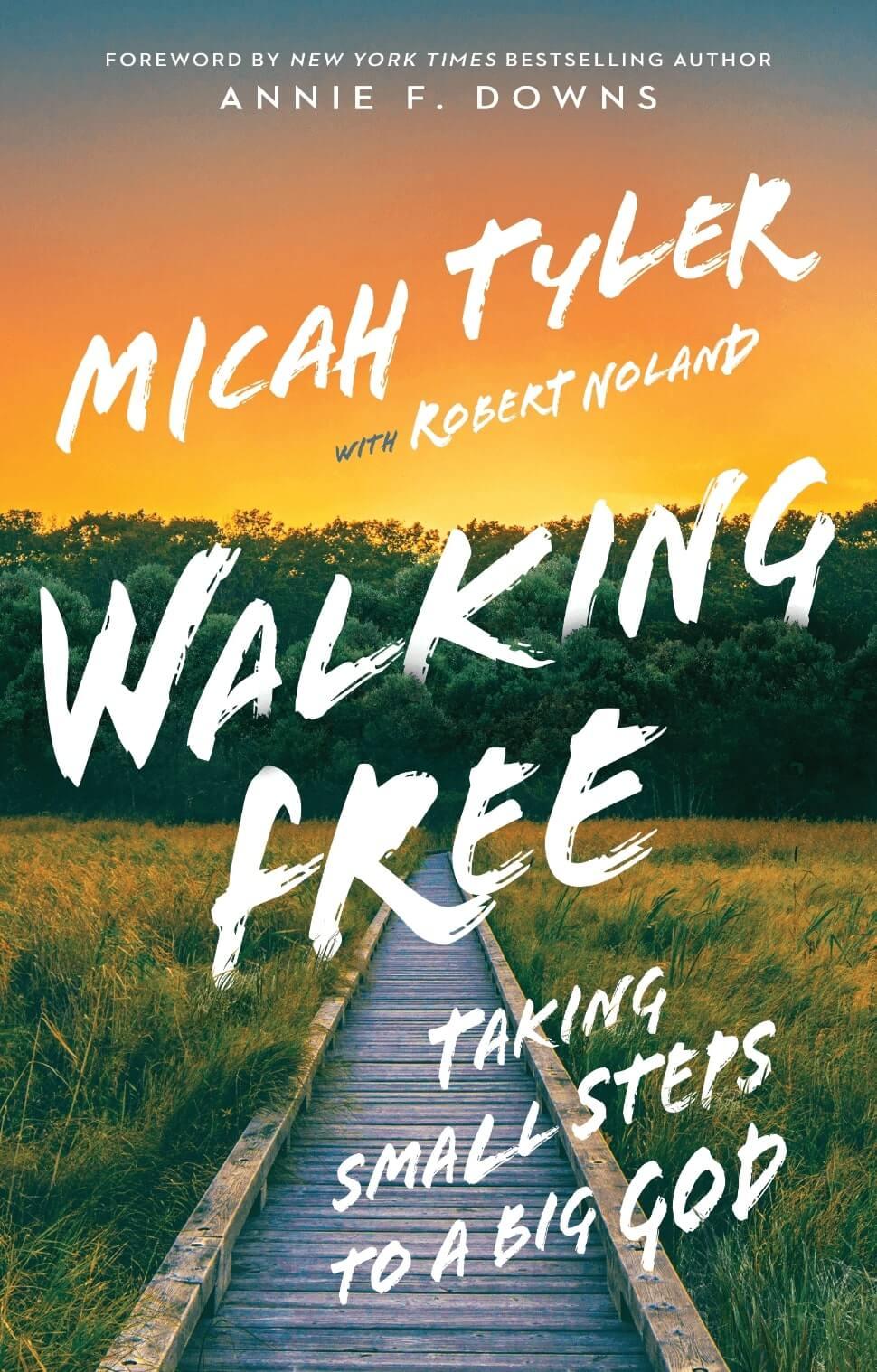 Cover of the book "Walking Free: Taking Small Steps to a Big God"