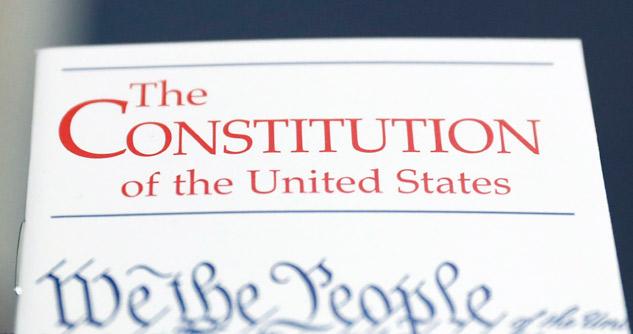 Close up of Pocket Constitution